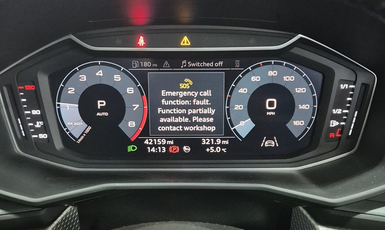 Audi SOS System B105413: How the GPS Antenna Fault Was Found and Repaired