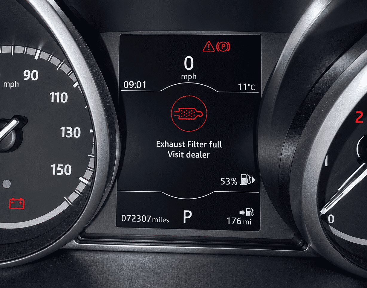 Land Rover DPF Fault: From Warning Lights to Repair on a Discovery Sport